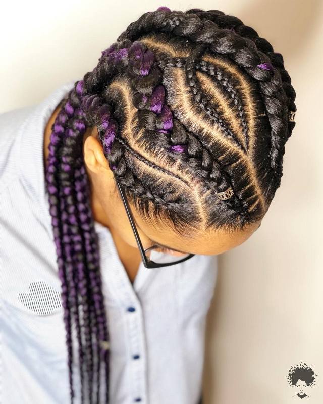 54 Black Braided Hairstyles That Reflect Your Style 44