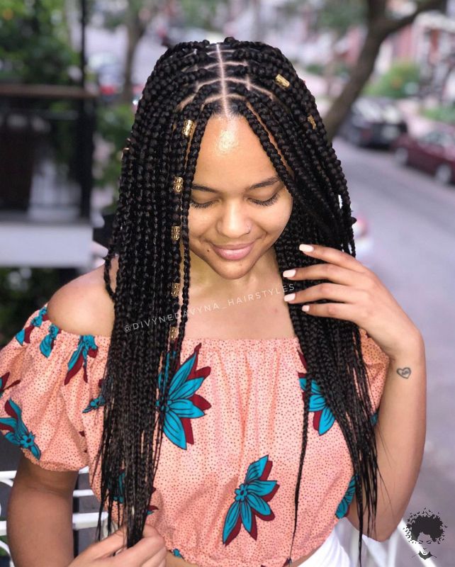 54 Black Braided Hairstyles That Reflect Your Style 47