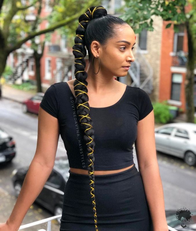 54 Black Braided Hairstyles That Reflect Your Style 48