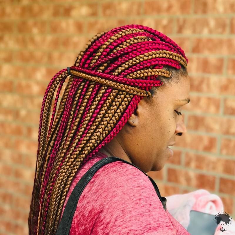 54 Black Braided Hairstyles That Reflect Your Style 53