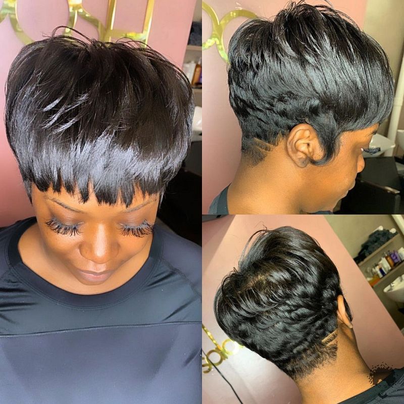 Best Short Hairstyles For Black Women With Different Details 59