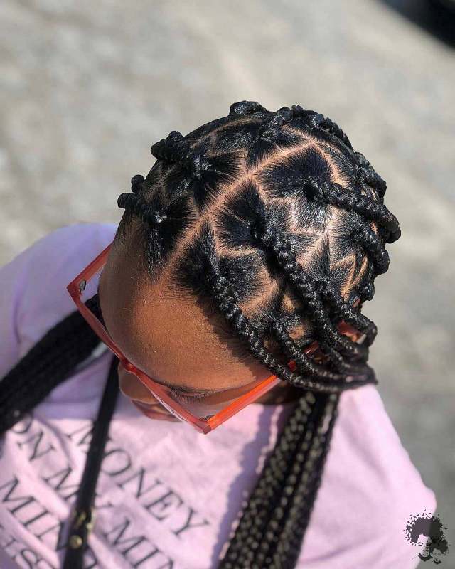 Box Braided Hairstyles That We Will See Frequently in 2021 19
