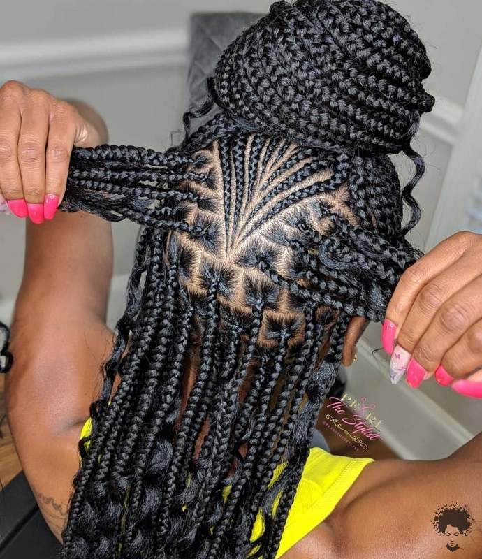 Box Braided Hairstyles That We Will See Frequently in 2021 32