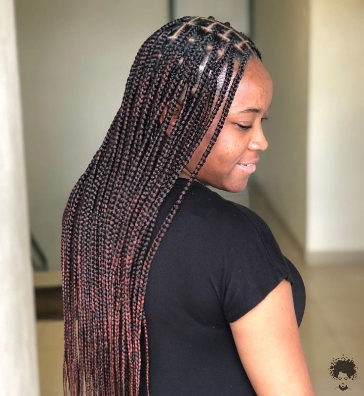 Box Braided Hairstyles That We Will See Frequently in 2021 36