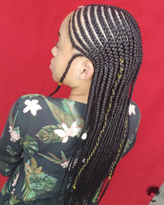Box Braided Hairstyles That You Can Change the Textures 09
