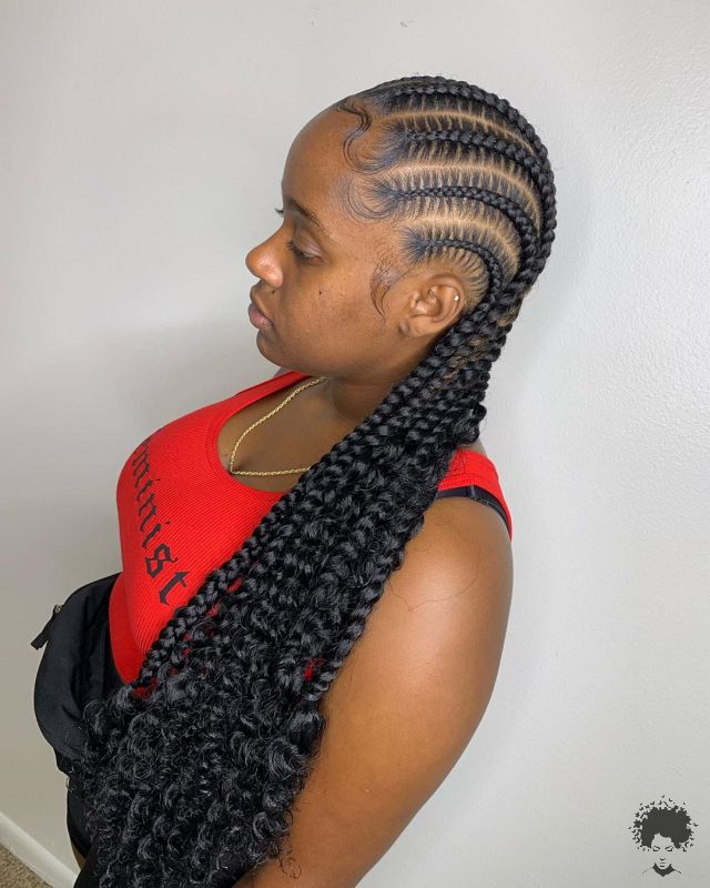 Box Braided Hairstyles That You Can Change the Textures 16