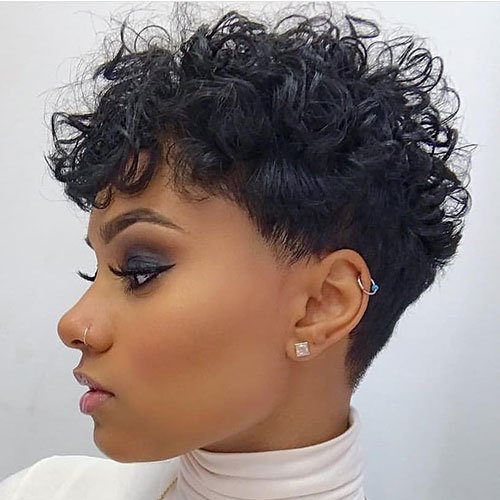 Short Pixie Cuts For Black Women