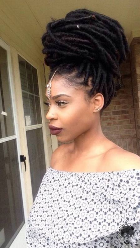 The Most Beautiful African Hair Braid Models You Can Use as a Bun 15