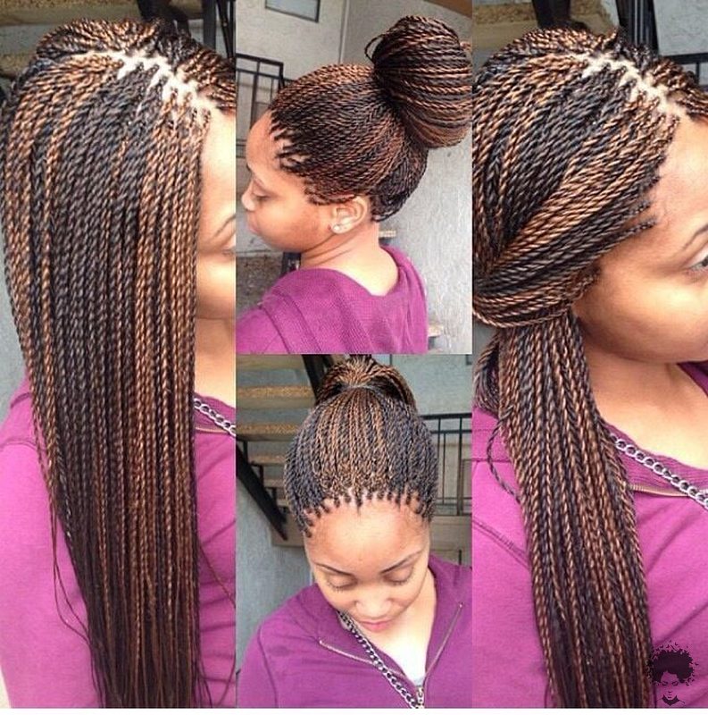 This Years Trend Colored African Hair Braid Models 19
