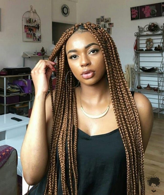 This Years Trend Colored African Hair Braid Models 29