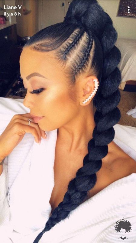 85 Elegant Ponytail Hairstyles for Special Occasions The Secret of Beauty is Hidden in Braided Hair 36