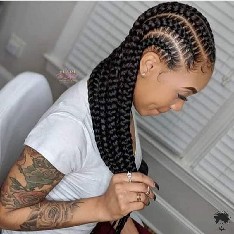 The Easiest Ghana Braids You Can Try at Home 02