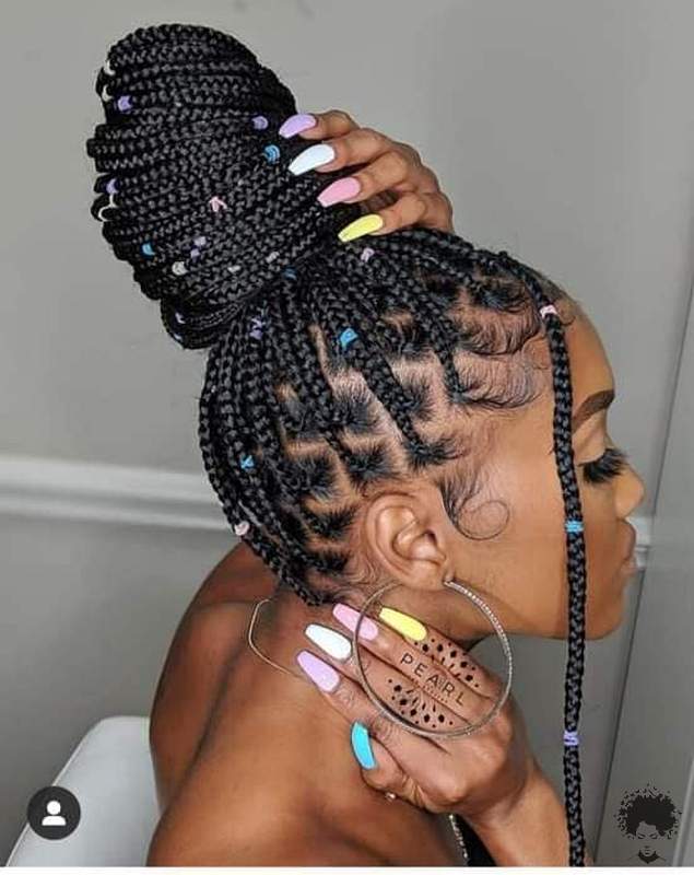 The Easiest Ghana Braids You Can Try at Home 03