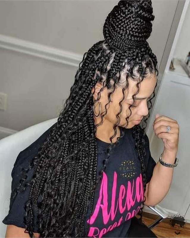 The Easiest Ghana Braids You Can Try at Home 04