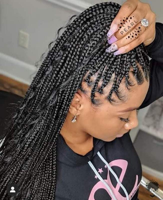 The Easiest Ghana Braids You Can Try at Home 05