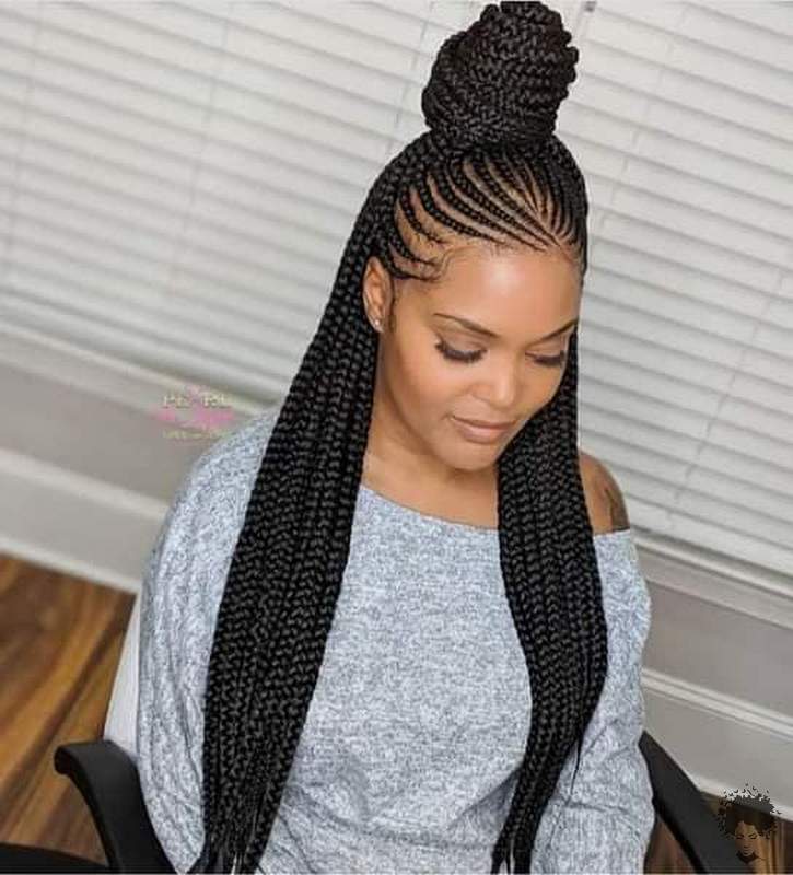 The Easiest Ghana Braids You Can Try at Home 07