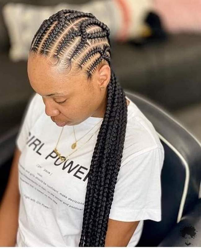 The Easiest Ghana Braids You Can Try at Home 15