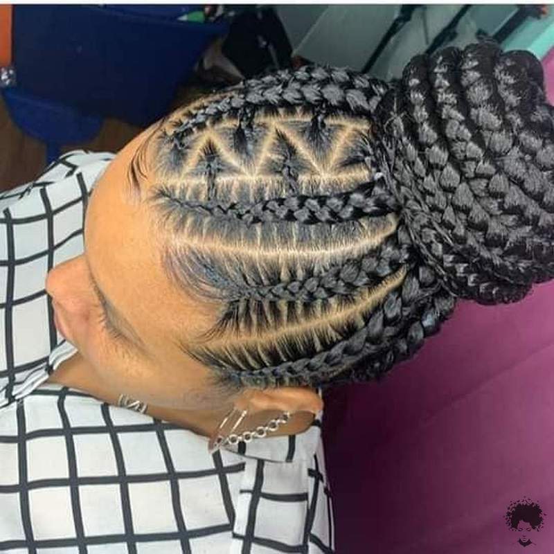 The Easiest Ghana Braids You Can Try at Home 16