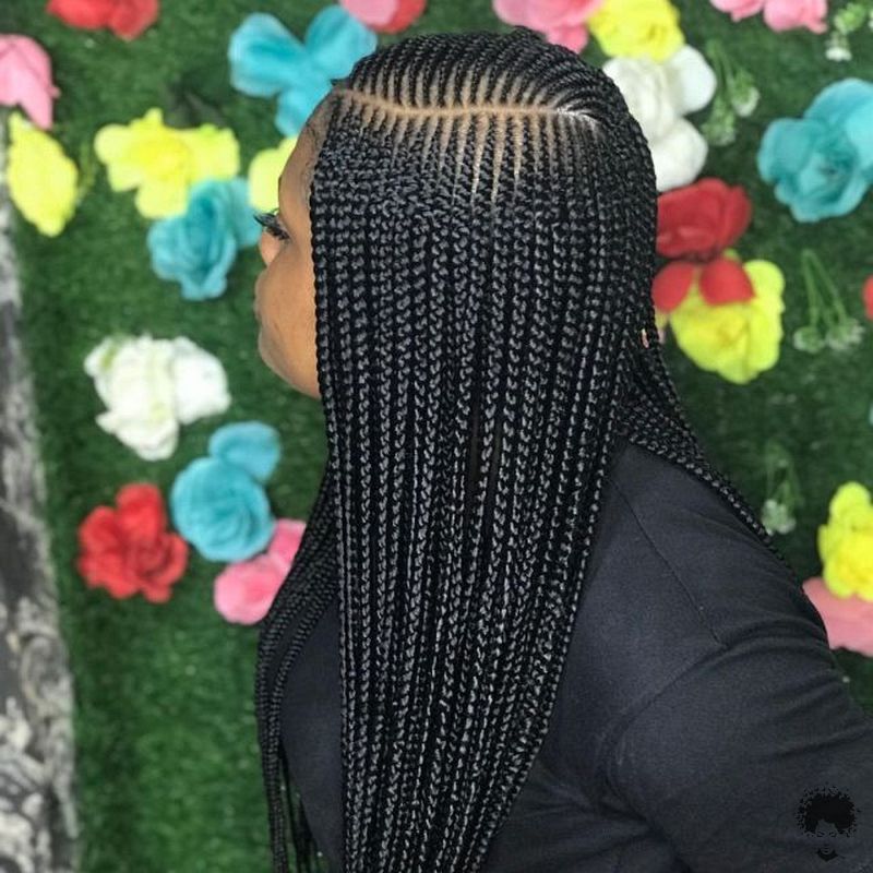 The Easiest Ghana Braids You Can Try at Home 18
