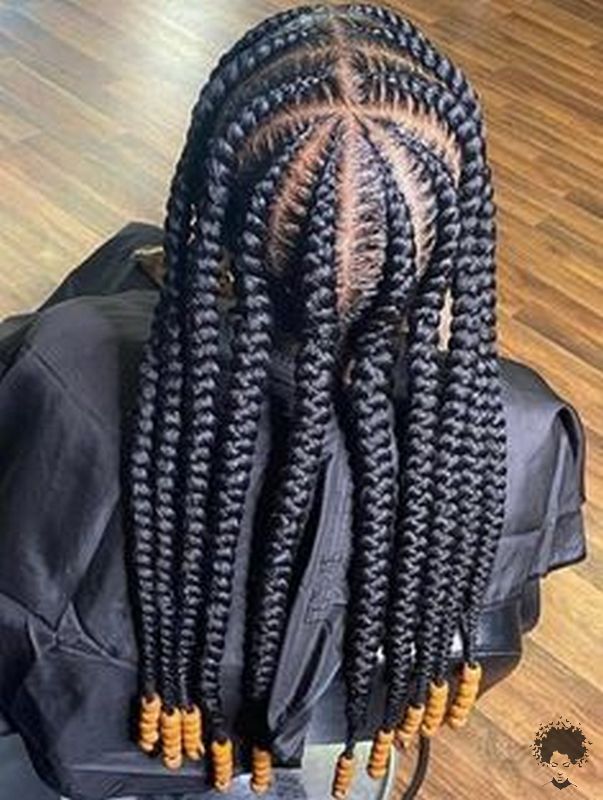 The Easiest Ghana Braids You Can Try at Home 19