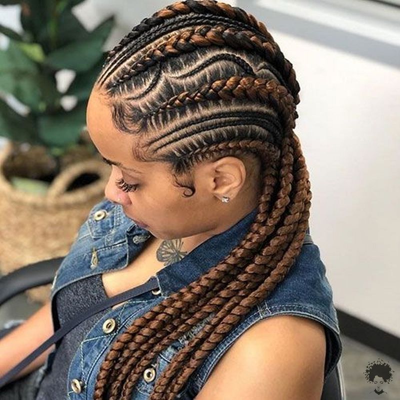 The Easiest Ghana Braids You Can Try at Home 22