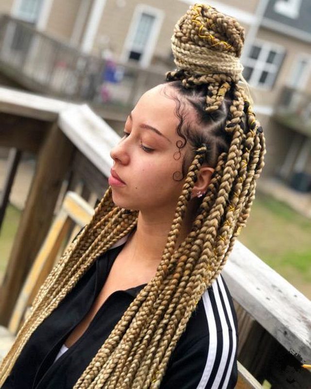 The Easiest Ghana Braids You Can Try at Home 23