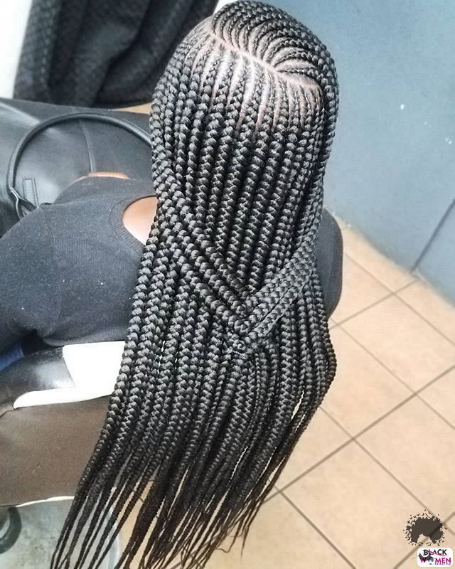 The Easiest Ghana Braids You Can Try at Home 25