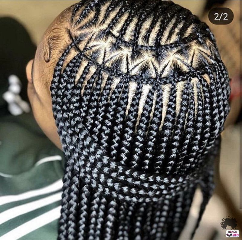 The Easiest Ghana Braids You Can Try at Home 26