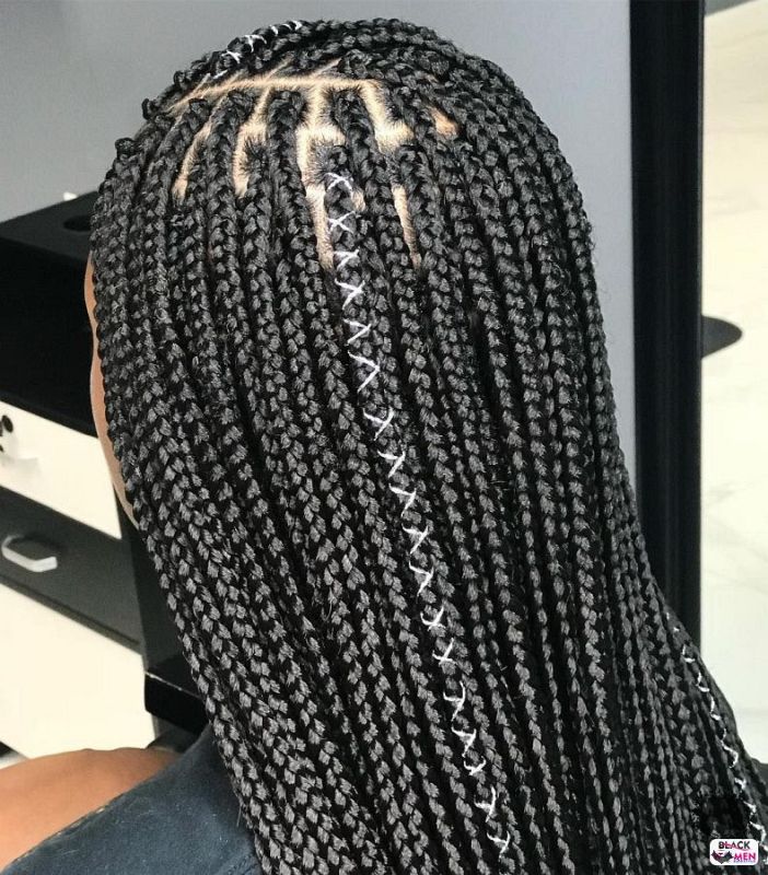 The Easiest Ghana Braids You Can Try at Home 28
