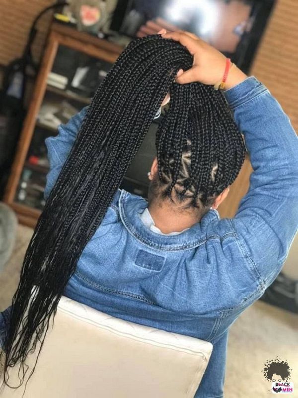 The Easiest Ghana Braids You Can Try at Home 29