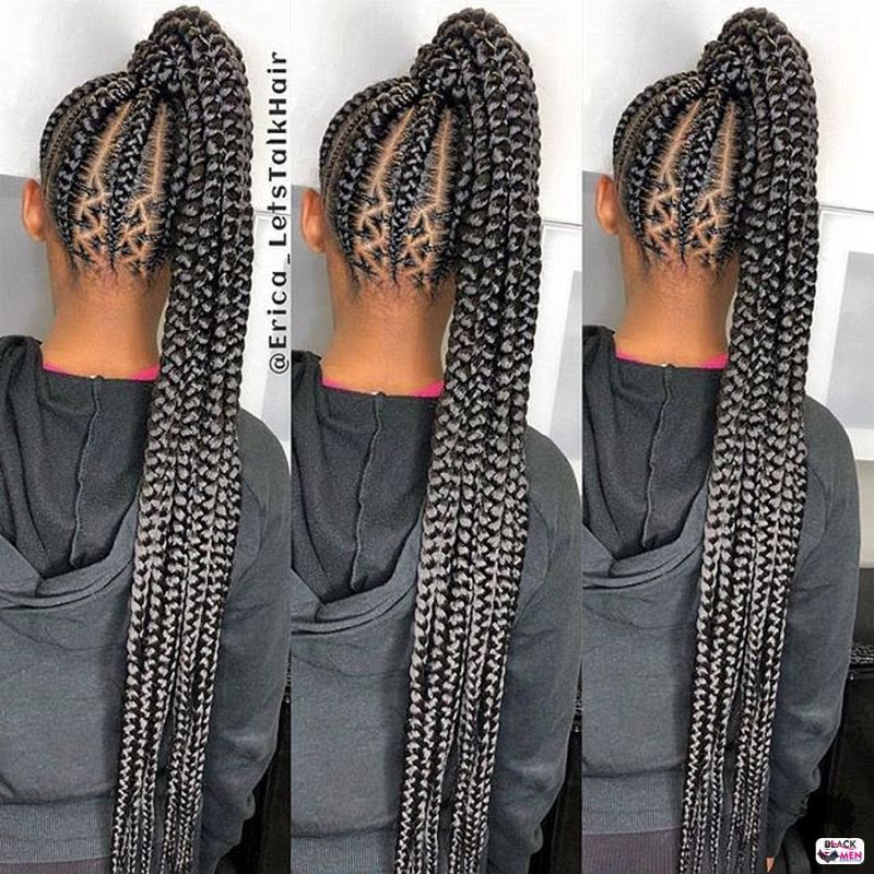 The Easiest Ghana Braids You Can Try at Home 30