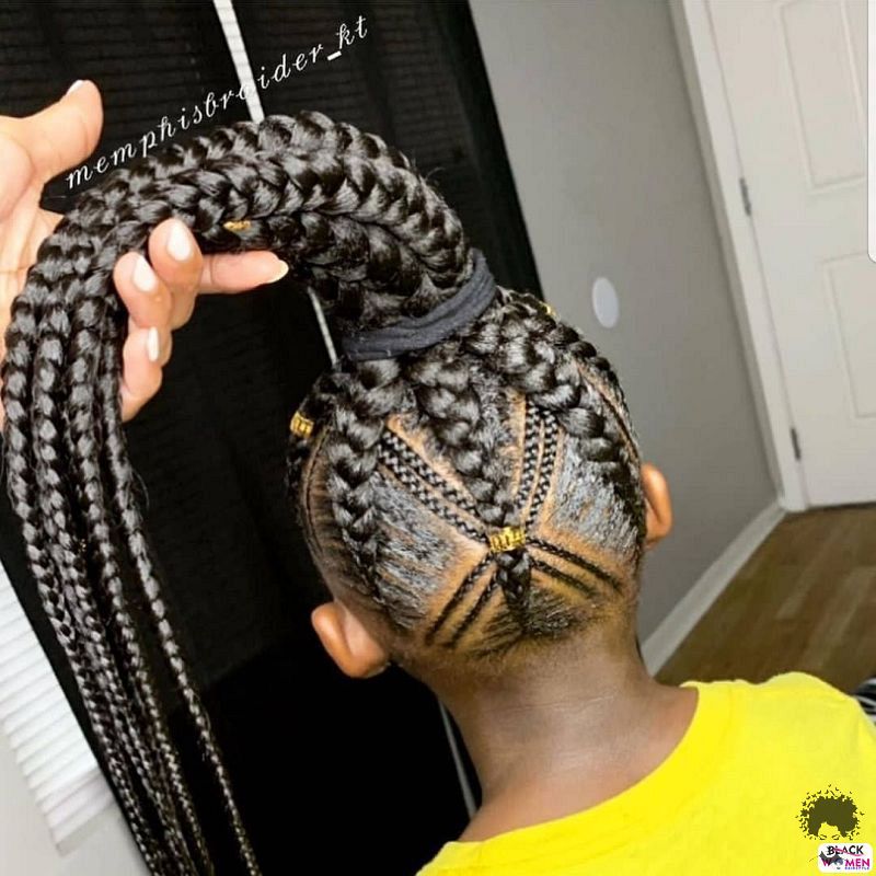 The Easiest Ghana Braids You Can Try at Home 34