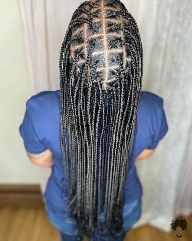 The Easiest Ghana Braids You Can Try at Home 36