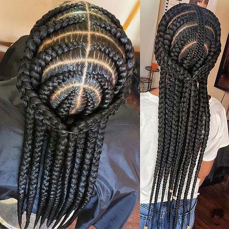 The Easiest Ghana Braids You Can Try at Home 37