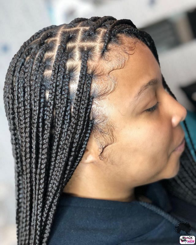 The Easiest Ghana Braids You Can Try at Home 38