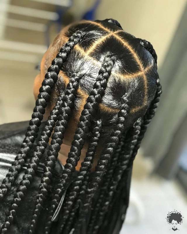 The Easiest Ghana Braids You Can Try at Home 41
