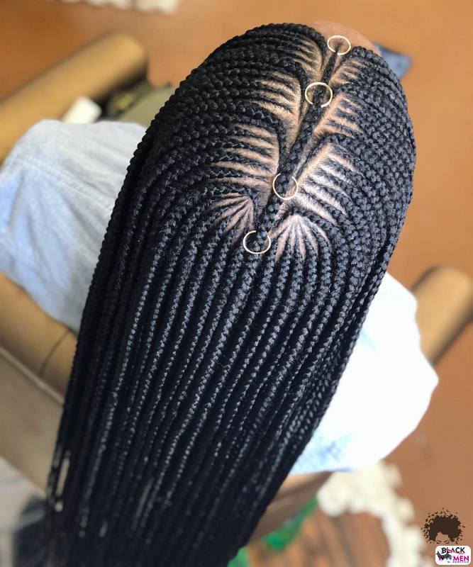 The Easiest Ghana Braids You Can Try at Home 42