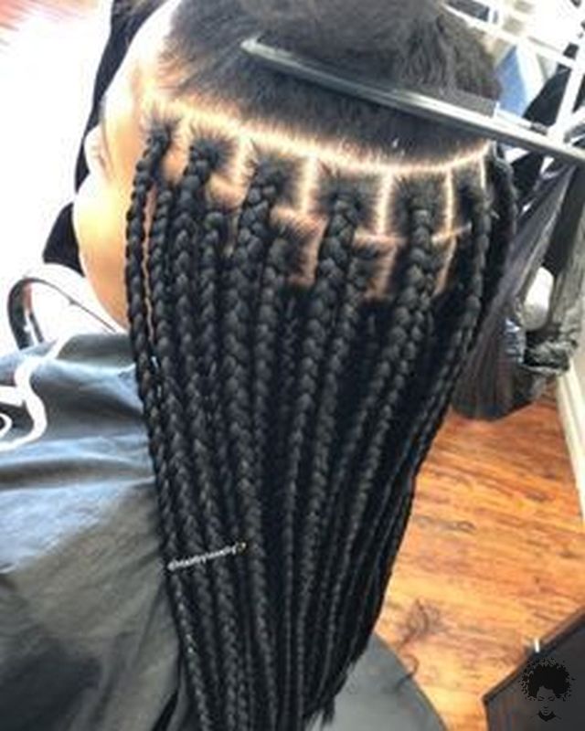 The Easiest Ghana Braids You Can Try at Home 43