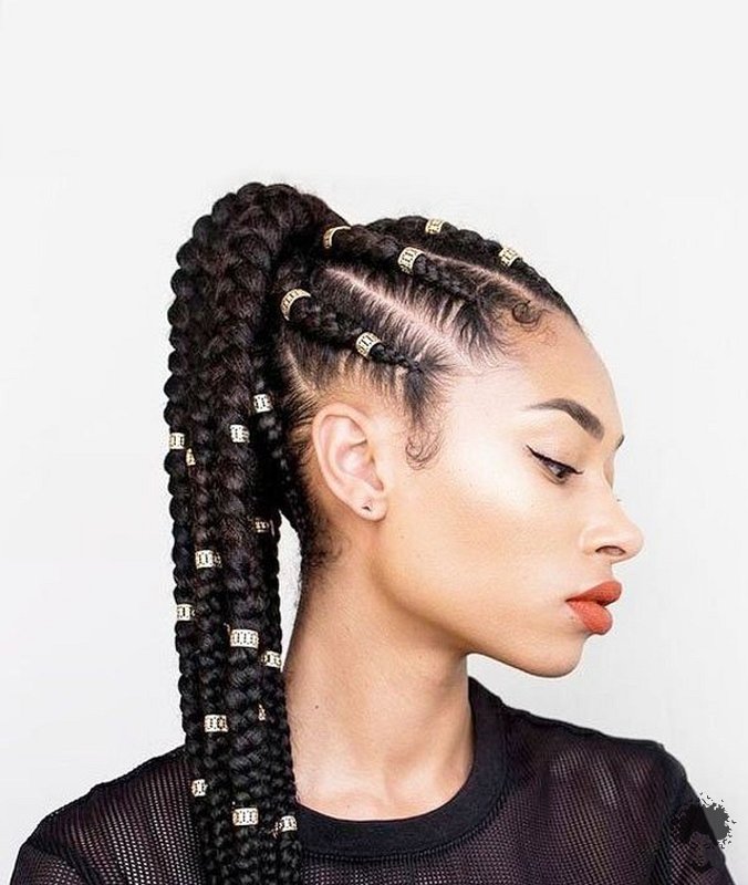 2021 Stylish Hair Braiding Styles For Ladies 32