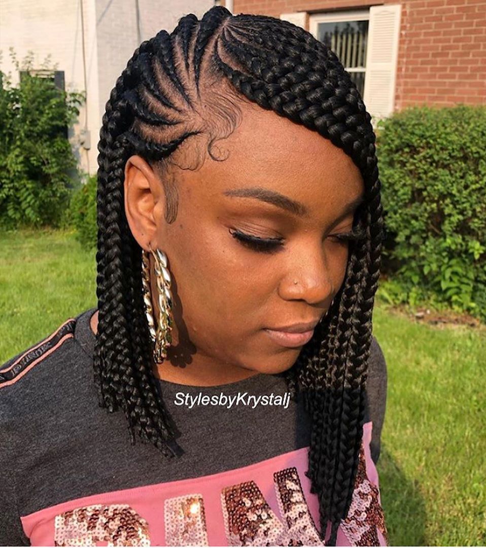24 scalp braid style B
