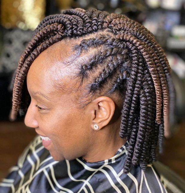 46 short crochet twists