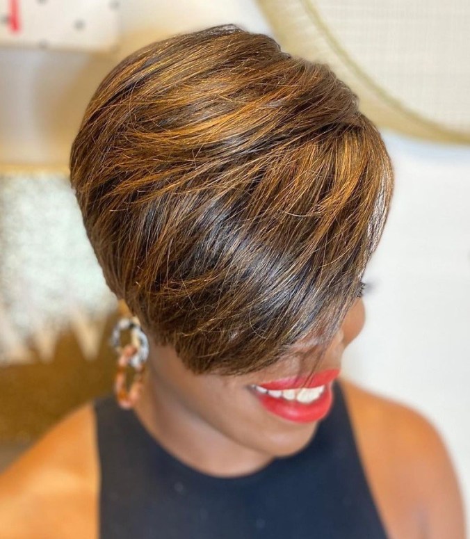 1 short hairstyle with highlights CFW5mIPB63n