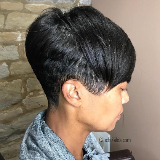 1 short pixie haircut for black woman BaF9wATHzjS