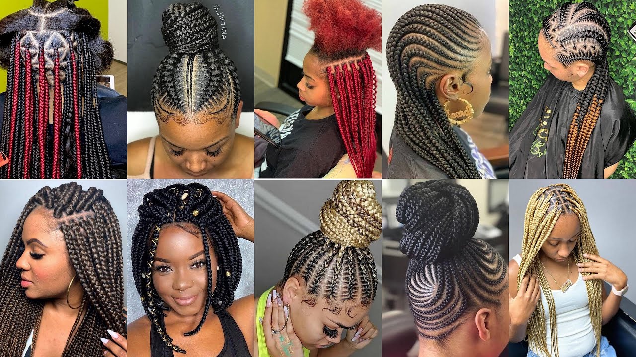 77 Ghana Braided Hairstyles with Different Designs