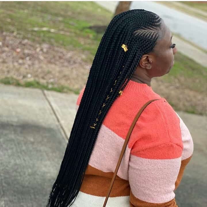 18 PHOTOS Mind-boggling Box Braids - Black Braided Hairstyles 2020