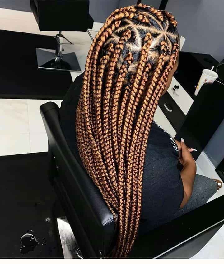 18 PHOTOS Mind-boggling Box Braids - Black Braided Hairstyles 2020