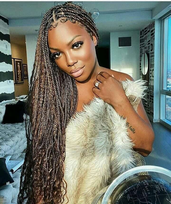 18 PHOTOS Mind-boggling Box Braids - Black Braided Hairstyles 2020