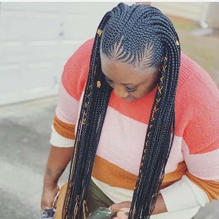 18 PHOTOS Mind-boggling Box Braids - Black Braided Hairstyles 2020