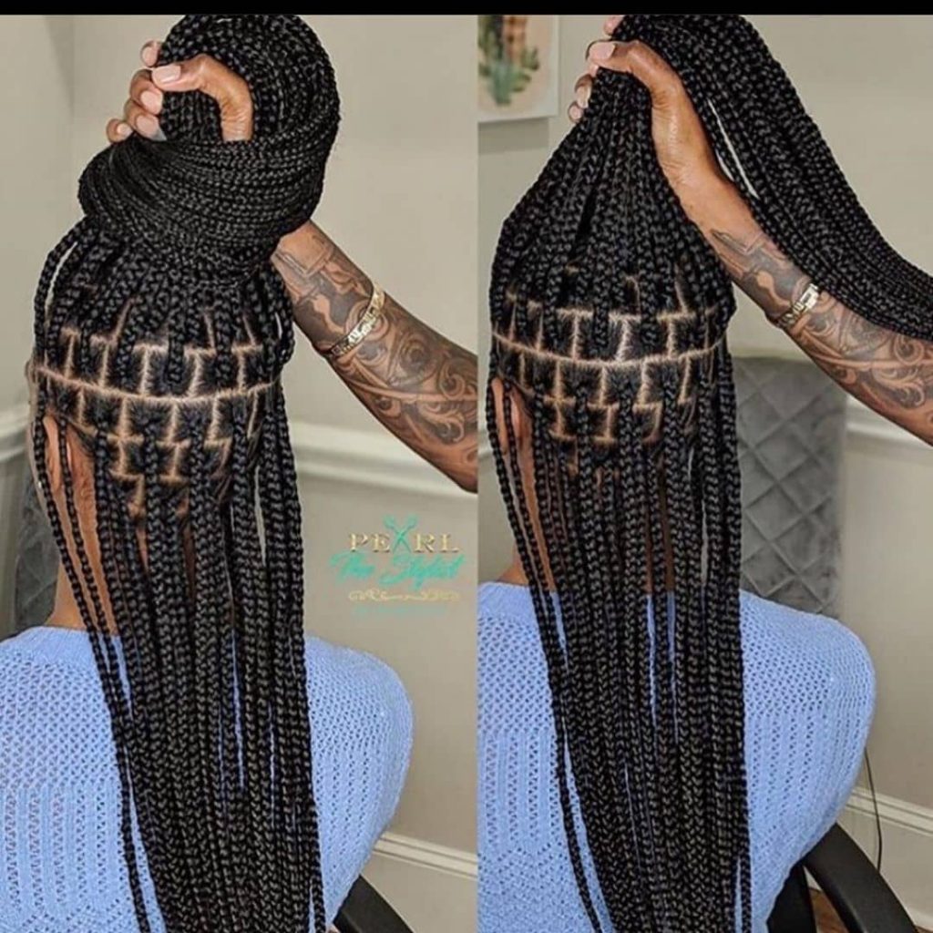 25 Pleasing Box Braids - Cornrow Braid and Black Braided Hairstyles 2020