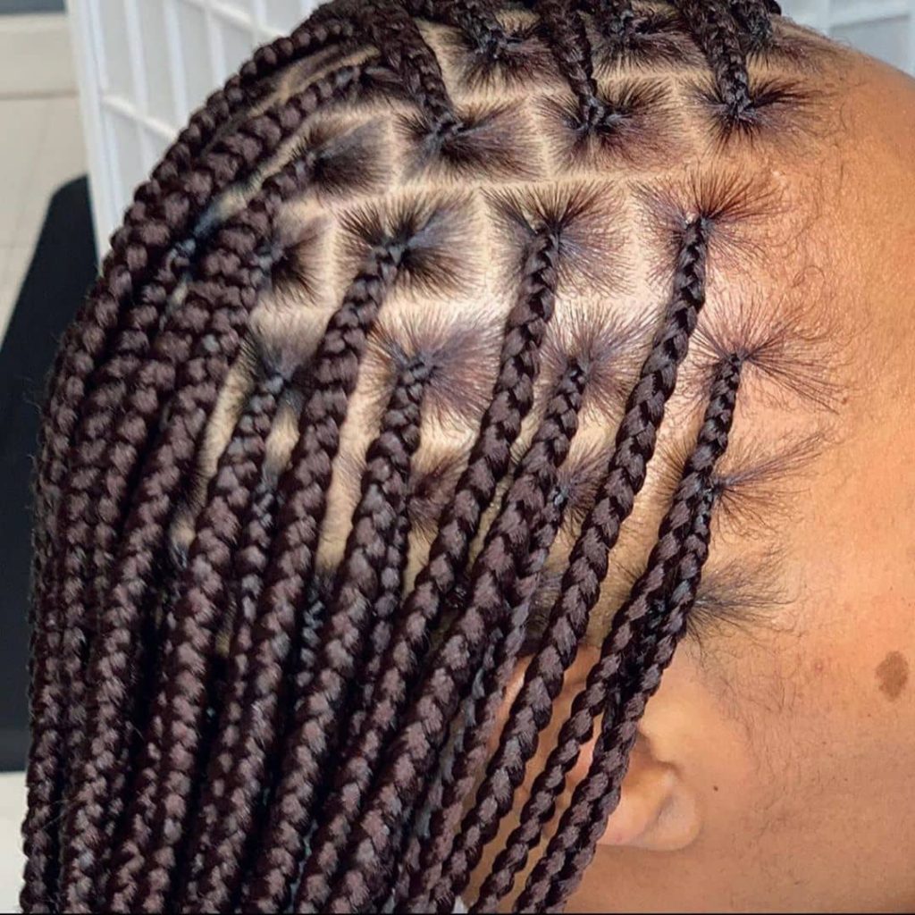 25 Pleasing Box Braids - Cornrow Braid and Black Braided Hairstyles 2020